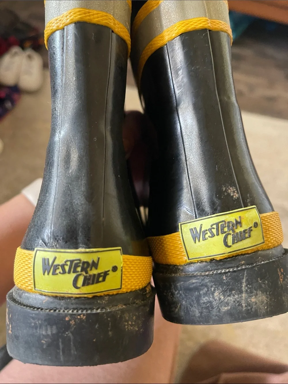 Boys firefighter rain boots
